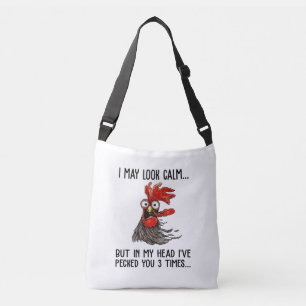 Ik kan rustig kijken, maar mijn hoofd heb je 3 kee crossbody tas
