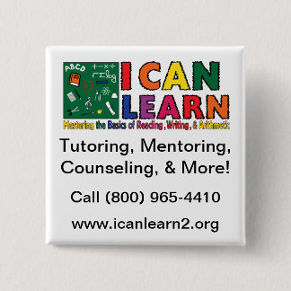 Ik kan Square Button leren