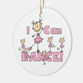 Ik kan T-shirts en cadeaus dans Keramisch Ornament (Links)