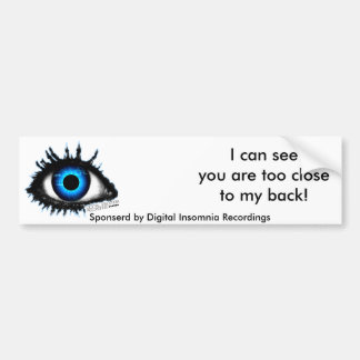 IK KAN U DIR-Bumpersticker ZIEN Bumpersticker