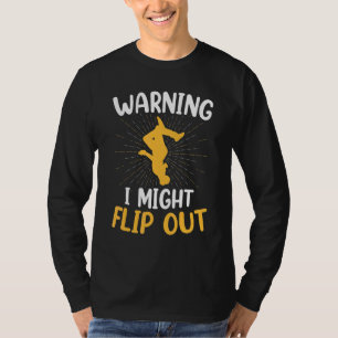 Ik kan uitflippen Freerunning Parkour Parkor Kinde T-shirt