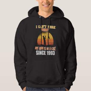 Ik kan vandaag niet werken, mijn arm zit sinds 199 hoodie