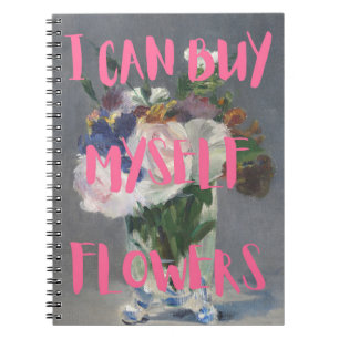 Ik kan zelf bloemen Notitieboek kopen