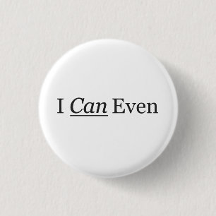 Ik kan zelfs ronde button 3,2 cm
