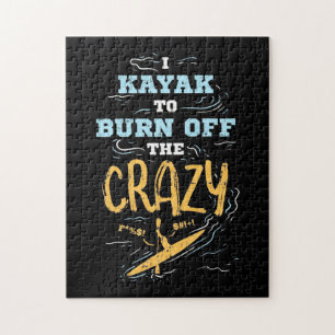 Ik Kayak om de luie te begraven Legpuzzel