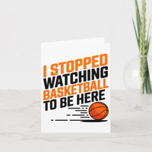 Ik keek niet meer naar basketbal om hier te zijn kaart