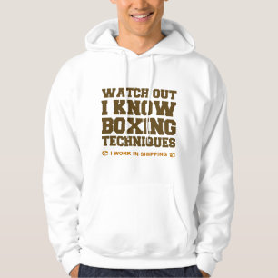 Ik ken boxingtechnieken hoodie