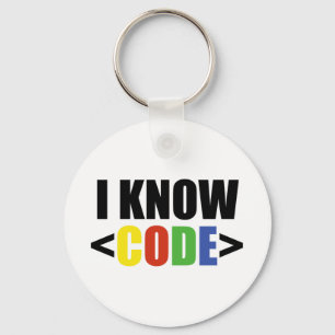 Ik ken CODE Sleutelhanger