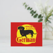 Ik ken een beetje Duits Briefkaart (Staand voorkant)