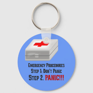 Ik ken Eerste Hulp en kan op je noodsituatie reage Sleutelhanger