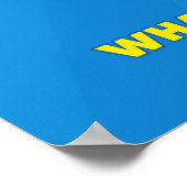 Ik ken gebarentaal. (ASL) Poster (Hoek)