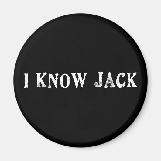 Ik ken Jack Magneet (Voorkant)