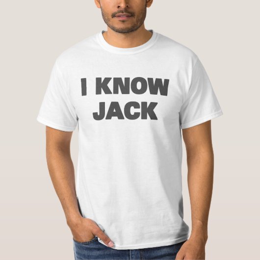 Ik ken Jack T-shirt (Voorkant)