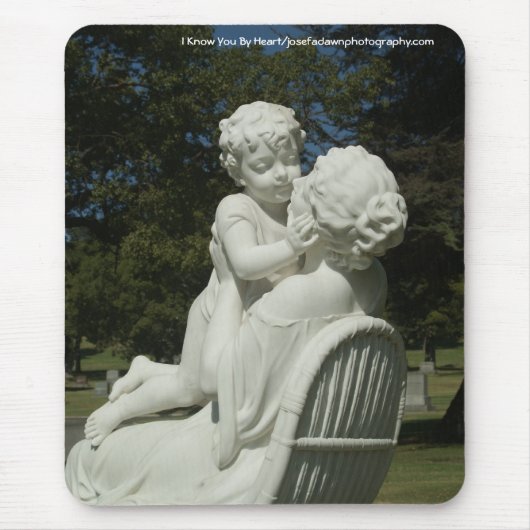 Ik ken je door Heart Mousepad Muismat (Voorkant)