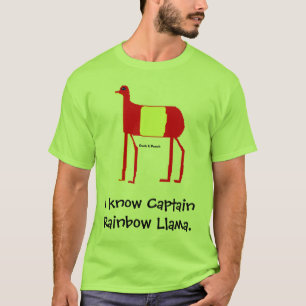 Ik ken kapitein Rainbow Llama. T-shirt