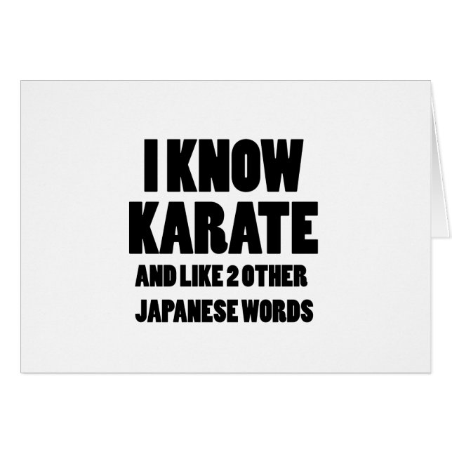 Ik ken karate (Voorkant Horizontaal)