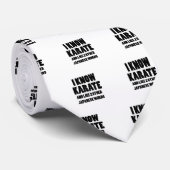 Ik ken karate stropdas (Opgerold)