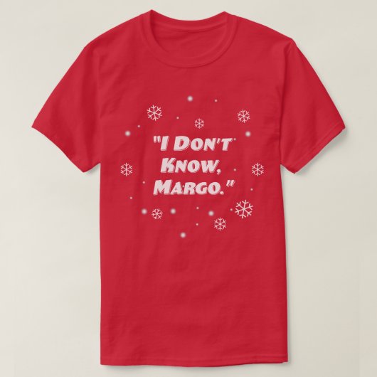 Ik ken Margo TShirt niet (Design voorkant)