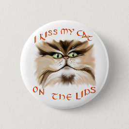 Ik ken mijn kat op de lips Button
