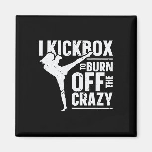Ik kickbox om de gekke meid eraf te branden Vrouwe Magneet