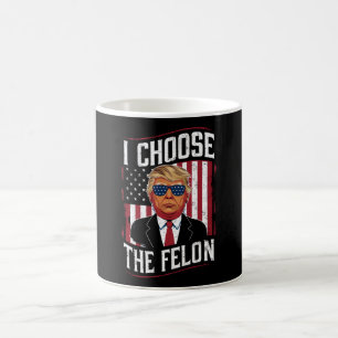 Ik Kies De Misdadiger Grappige Trump VS Verkiezing Koffiemok