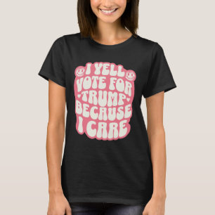 Ik kies de veroordeelde grappige Trump patriot rep T-shirt