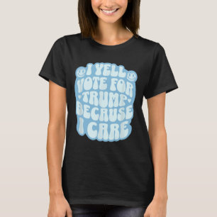 Ik kies de veroordeelde grappige Trump patriot rep T-shirt