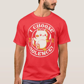 Ik Kies Geweld Kat door Tobe Fonseca T-shirt