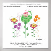 IK KIES JE! Poster van April McCallum (Voorkant)