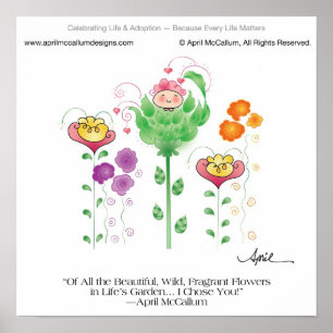 IK KIES JE! Poster van April McCallum