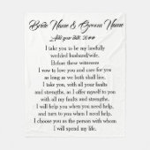 Ik kies jou. fleece deken (Voorkant)