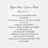 Ik kies jou. fleece deken (Voorkant)