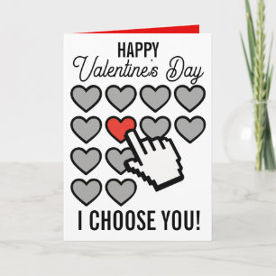 Ik Kies Jou - Valentijnsdag Feestdagen Kaart