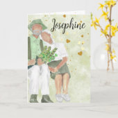 Ik kies jullie weer in een groot Jubileum Kaart (Gele Bloem)