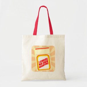 Ik Kies Mijn Eigen Avontuur Nostalgie Slogan Tote Bag