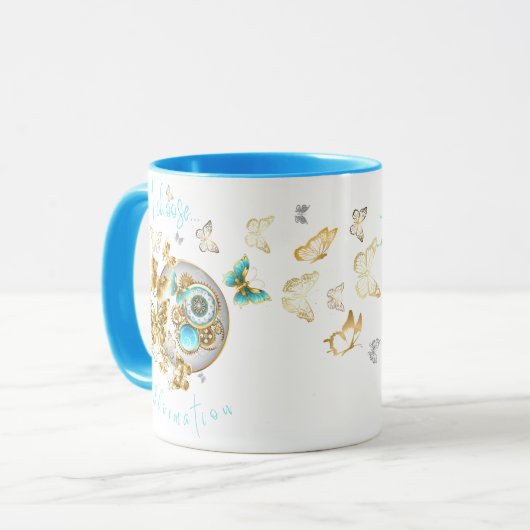 Ik kies - Transformation Coffee Cup Mok (Voorkant links)