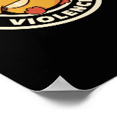 Ik kies Violence Funny Duck Poster (Hoek)