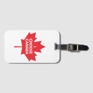 Ik kies voor Canada Bagagelabel