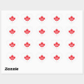 Ik kies voor Canada Heart Sticker (Vel)