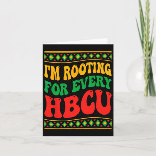 Ik kies voor elke HBCU Black History Month RET Kaart