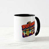 Ik kies voor elke HBCU - Bold Black College PR Mok (Voorkant rechts)