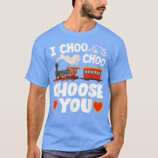 Ik kies voor jullie Kinder boogtrein Railroad Love T-shirt