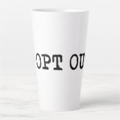 Ik kies voor T-shirt Latte Mok (Voorkant)