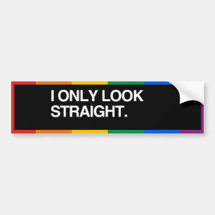 IK KIJK ALLEEN NAAR STAM - .png Bumpersticker