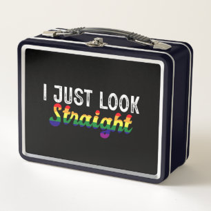 Ik kijk gewoon rechtuit LGBT Regenboog Pride Maand