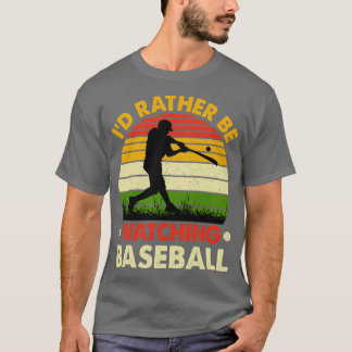 Ik kijk liever honkbal t-shirt
