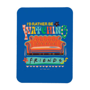 Ik kijk liever naar FRIENDS™ Levendig Grafisch ont Magneet
