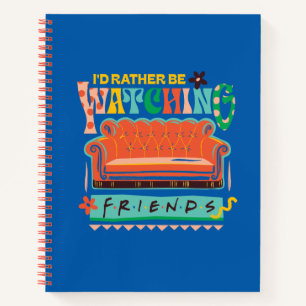 Ik kijk liever naar FRIENDS™ Levendig Grafisch ont Notitieboek