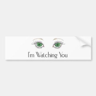 Ik kijk naar je Bumpersticker