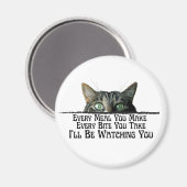 Ik kijk naar je grappige kat Magnet. Magneet (Voorkant / Achterkant)